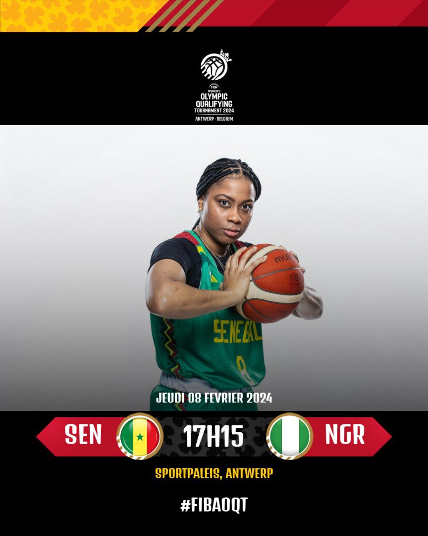 En direct sur la @RTS1_Senegal à partir de 17H15. #FIBAWOQT #Senegal #FIBAOQT