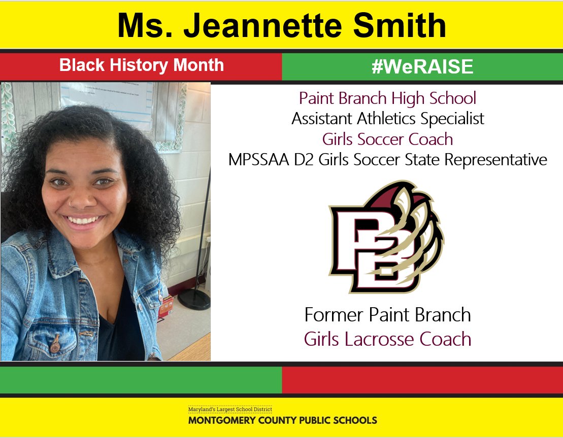 MCPS Athletics (@mcpsathletics) on Twitter photo Celebrating Black History Month by highlighting past and current leaders R.A.I.S.E.ing the bar for student-athletes to thrive in <a href="/MCPSAthletics/">MCPS Athletics</a> Nation! #BHM2024 <a href="/MCPS/">MCPS</a> <a href="/mcpsAD/">Jeff Sullivan</a> <a href="/pbhs_sports/">PB Athletics</a> Celebrating Black History Month by highlighting past and current leaders R.A.I.S.E.ing the bar for student-athletes to thrive in <a href="/MCPSAthletics/">MCPS Athletics</a> Nation! #BHM2024 <a href="/MCPS/">MCPS</a> <a href="/mcpsAD/">Jeff Sullivan</a> <a href="/pbhs_sports/">PB Athletics</a>