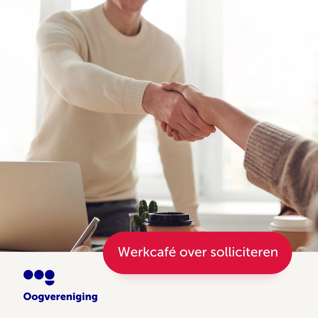 Omgekeerd solliciteren, wat is dat?!
Hoe helpt omgekeerd solliciteren jou om (ondanks je visuele beperking) de baan te vinden die bij je past? Meld je nu aan voor het Online Werkcafé op maandagavond 26 februari:
 oogvereniging.nl/agenda/online-…
#oogvereniging #werk #solliciteren