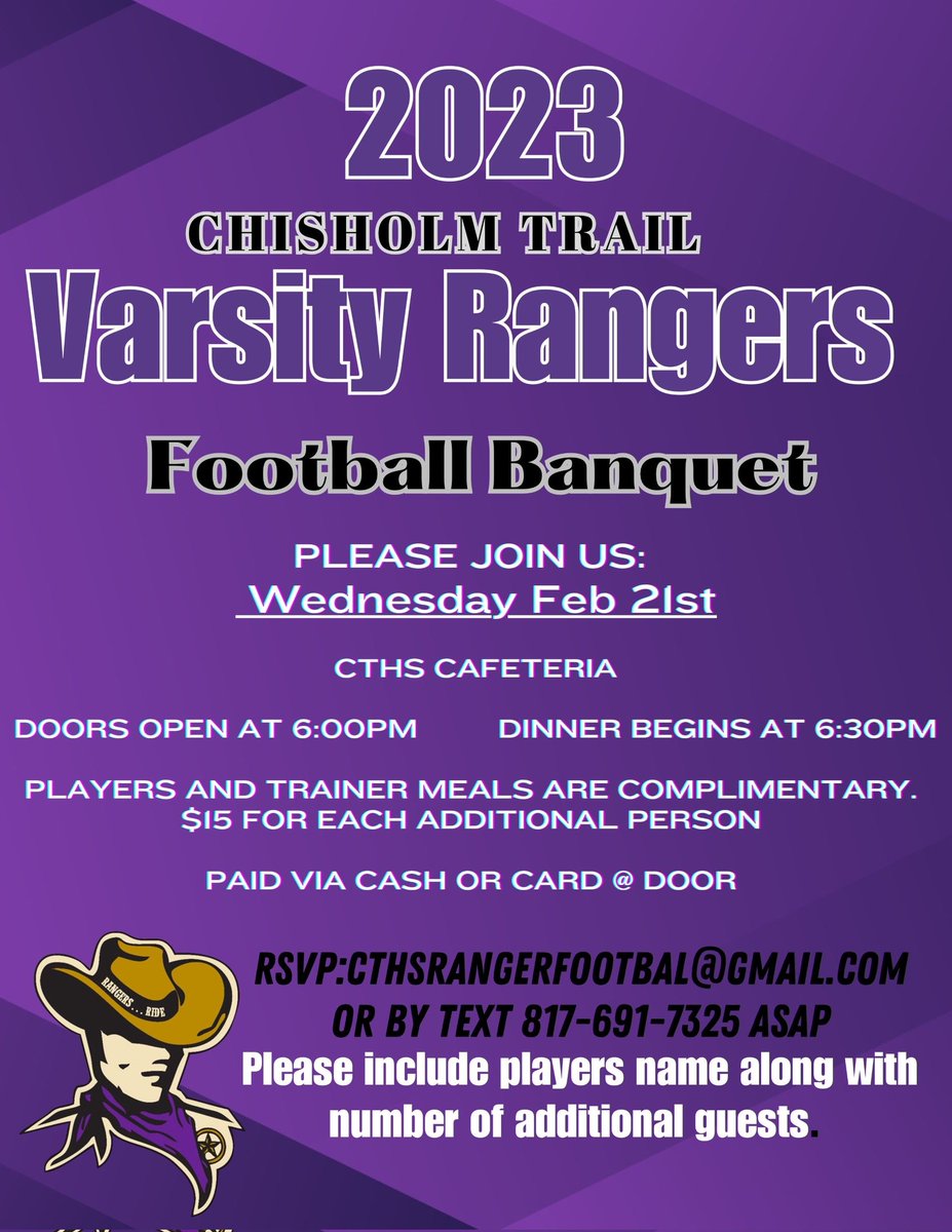 Chisholm Trail HS Rangers Football tweet media