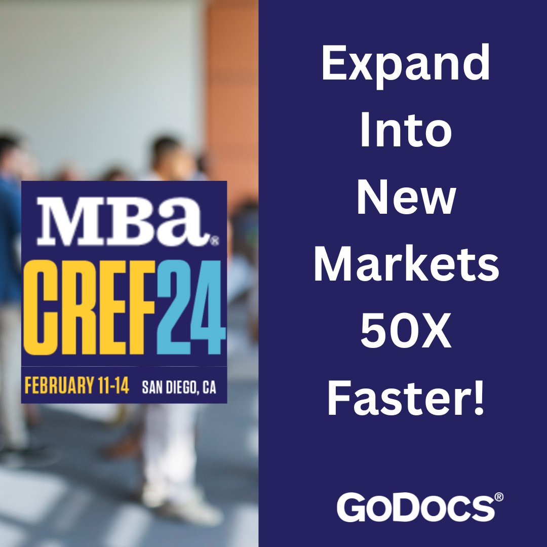 1GoDocs's tweet image. 📅 Eager to gain that competitive insight? Comment here or send us a message to schedule your meeting at #MBACREF24. Discover how GoDocs is the key to expanding your market potential. godocs.com/mba-cref24-san…

#GoDocs #MBACREF24 #CommercialLending #Innovation