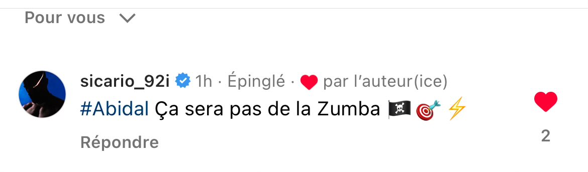 Vous êtes prévenus… #NoZumba #Abidal 🏴‍☠️