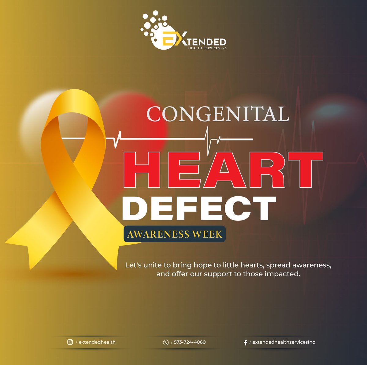 HealthExtended's tweet image. Heart Defect Alert!
Join us in spreading love and raising awareness during Congenital Heart Defect Awareness Week!
Together, let's advocate for improved resources and treatments for those affected by this life-altering condition.
#HeartDefectAwareness #CongenitalHeartDefects