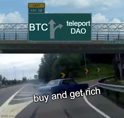 iblak62's tweet photo. buy and get rich
🚀🌌 #TeleportingToTheMoon #CryptoAdventure #TeleportDAOFun #LostAndFoundInCrypto https://t.co/6pqUcjATcg