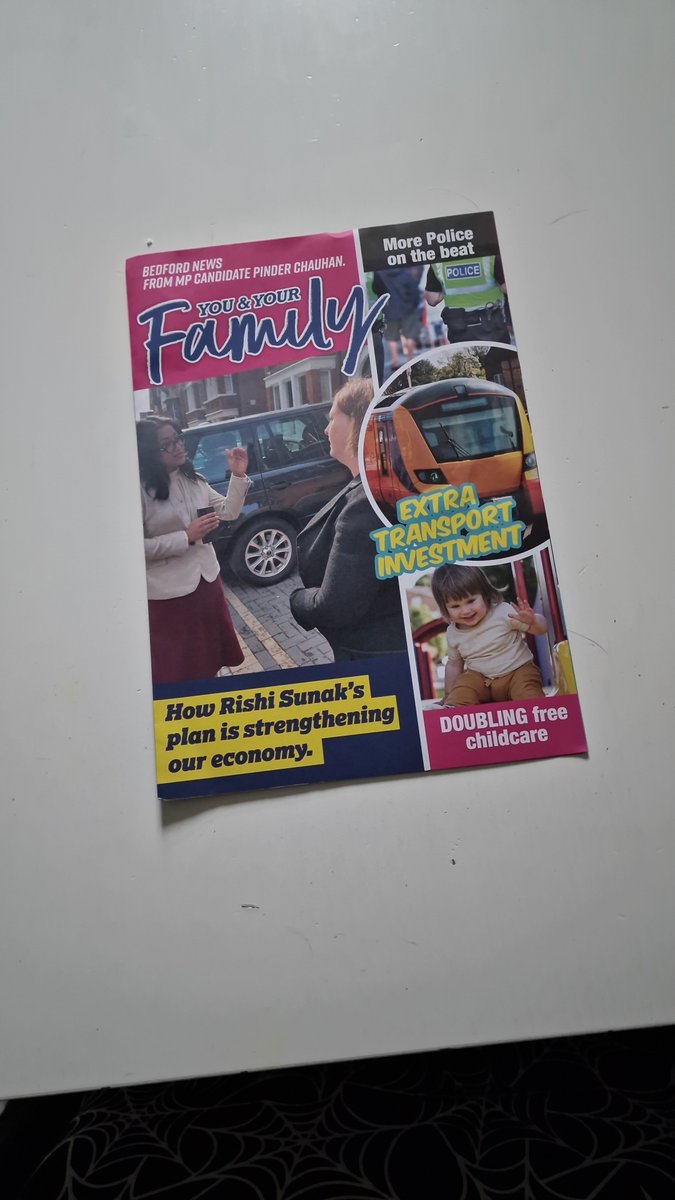 Had this lovely covert Tory propoganda drop through my door today. No mention of conservatives anywhere and made up to look like Take a Break style magazine.

Likely to see more of this type of stealthy campaigning from other local candidates.