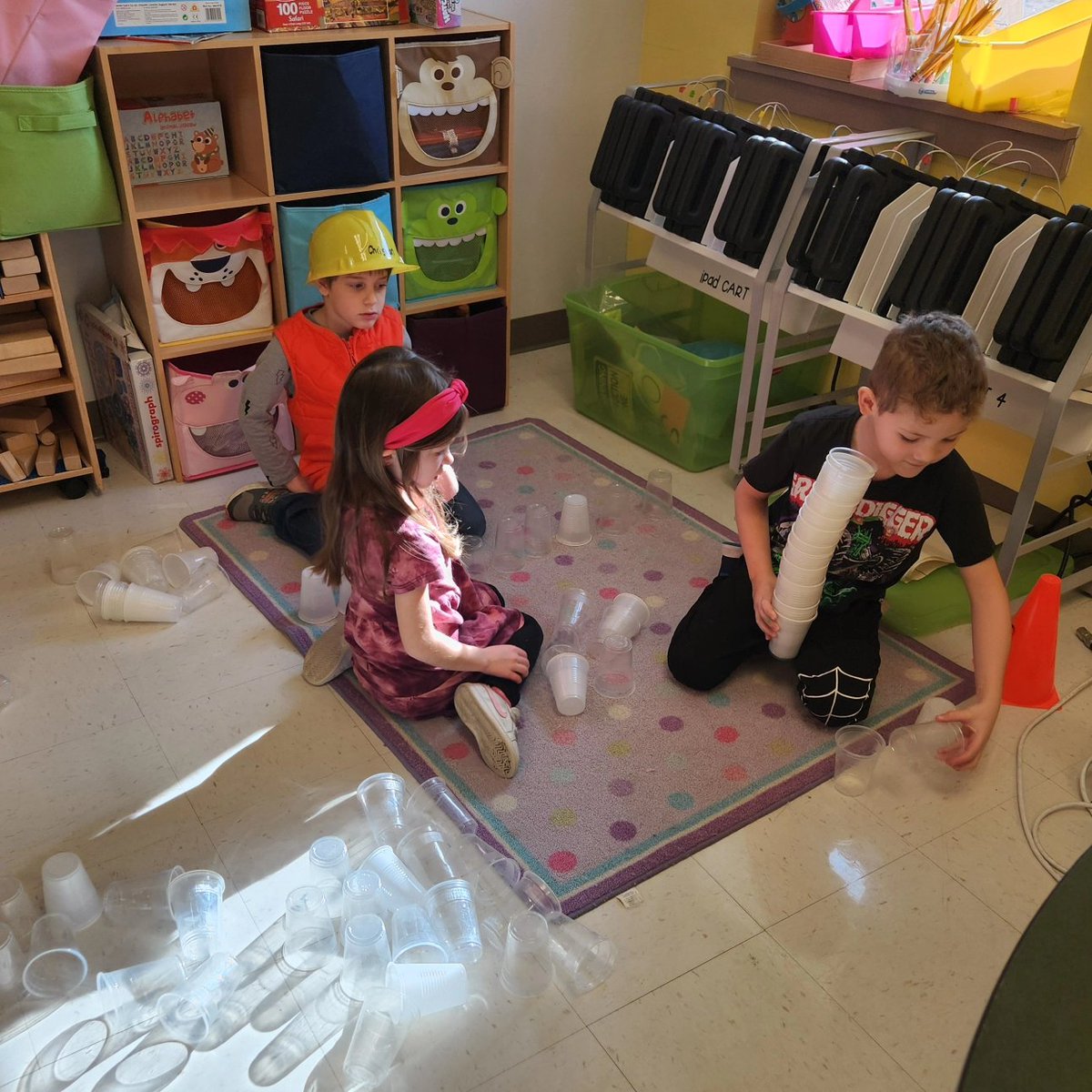 Building our way to 100 with our 100th day rotations! Last one!  #wsdlearns #wearewentzville #gtegators