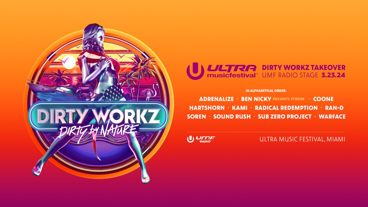 The <a href="/dirtyworkz/">Dirty Workz</a> team returns to #Ultra2024 this March! You know what that means, time to go #hardstyle!