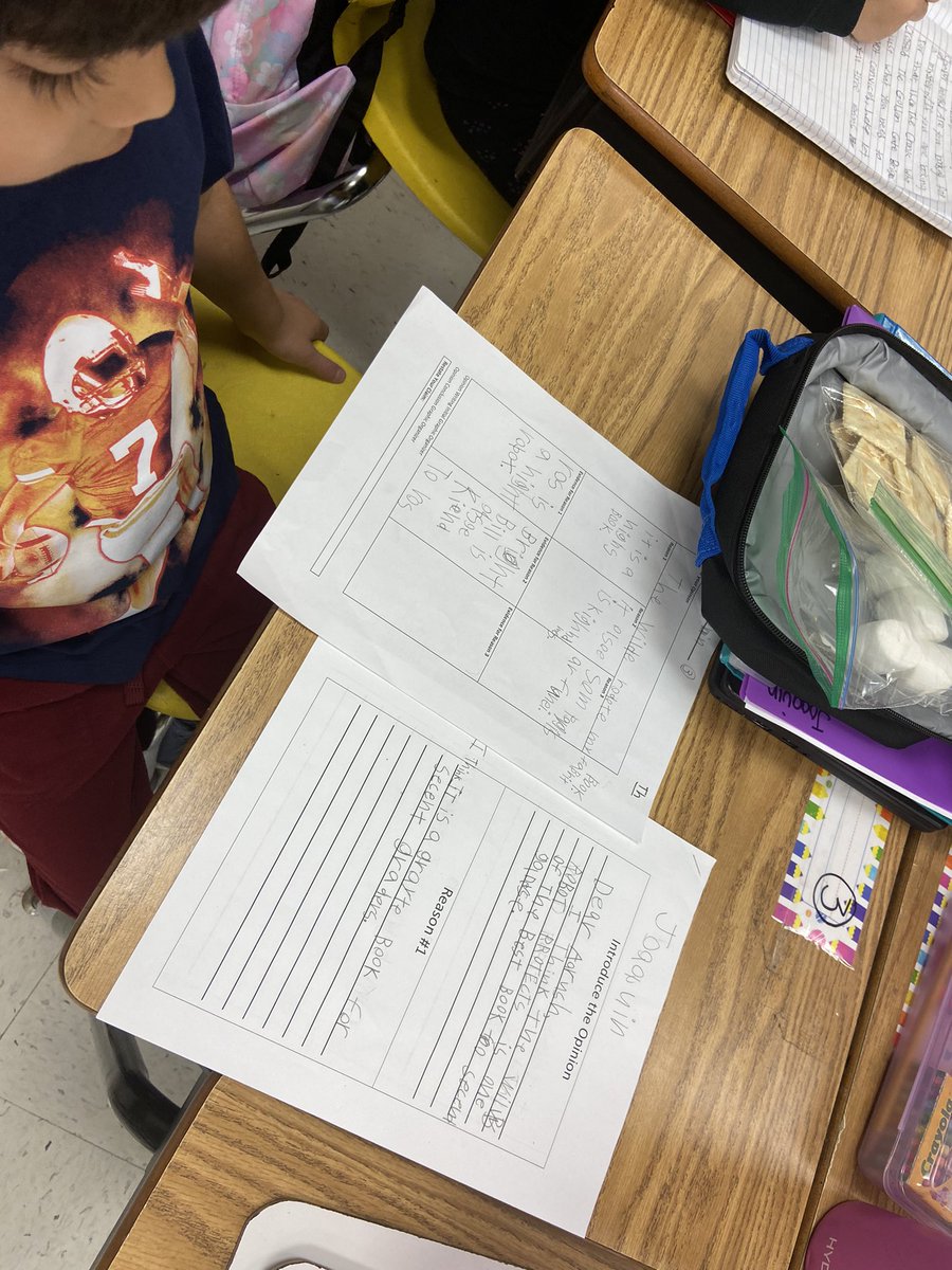 Loving all these writing supports for our opinion essays! Thank you <a href="/ashleyloftusNPE/">Ashley Loftus</a> for helping these <a href="/npepanthers/">New Prospect Panthers</a> soar! #growcelebratematter
