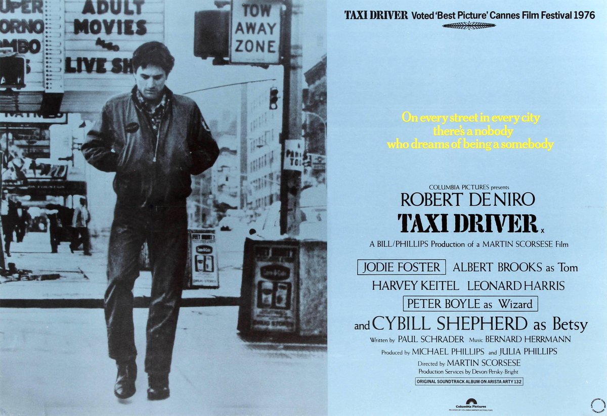 MidCenturyCinema on X: 2/8/76: Scorsese landmark Taxi Driver (W