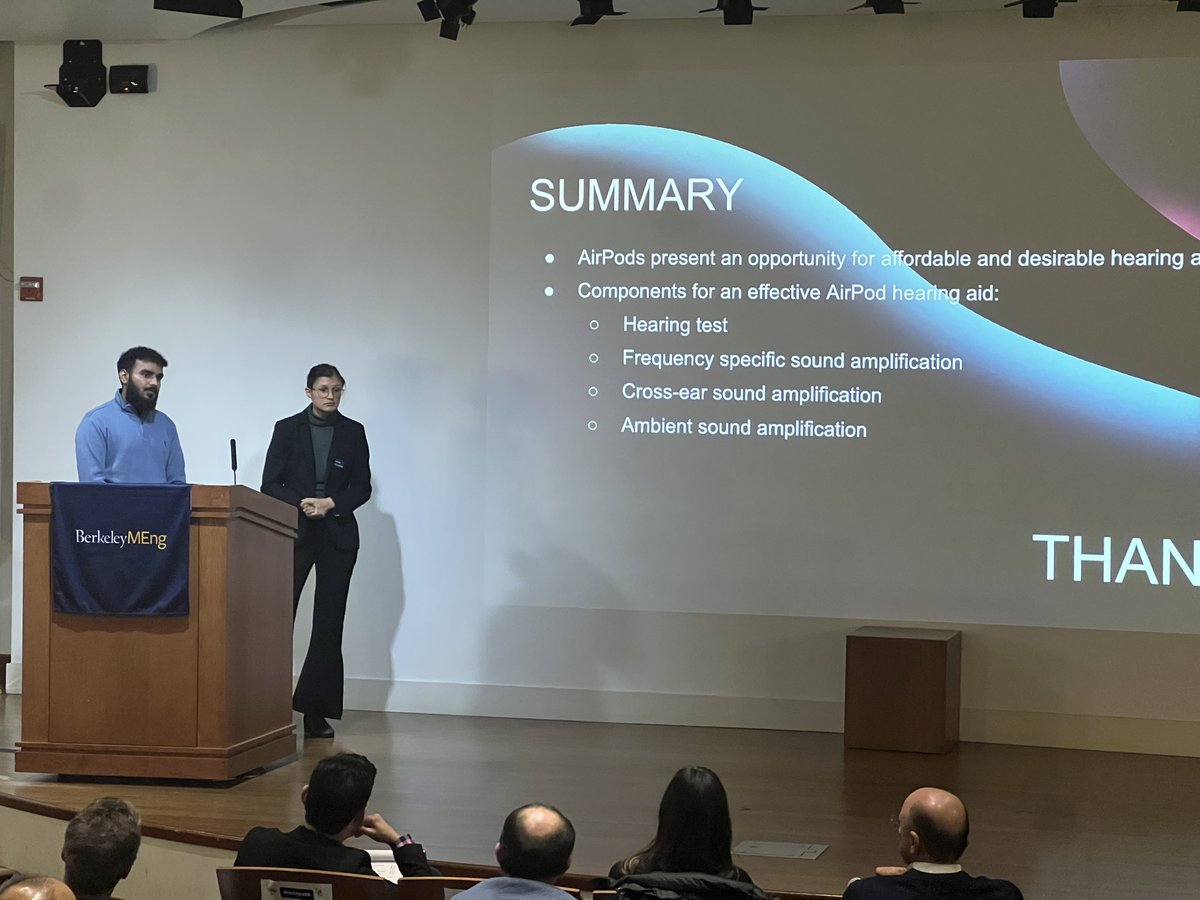 Last night, Pinnacle won 3rd Place at the iHackHealth Appathon!🥉Pinnacle uses <a href="/Apple/">Apple</a> airpods/software to create the next gen of OTC #hearing aids🦻 <a href="/amritpal_10/">Amrit Singh</a> &amp; <a href="/UCBerkeley/">UC Berkeley</a> eng students pitched to judges at <a href="/Apple/">Apple</a> <a href="/FungInstitute/">UC Berkeley MEng</a> <a href="/UCSF/">UC San Francisco</a>. <a href="/UCSF_OHNS/">UCSF Otolaryngology | Head and Neck Surgery</a> <a href="/ucsfinnovation/">UCSF Otolaryngology Innovation Center</a> <a href="/UCSF_Catalyst/">UCSF Catalyst</a>