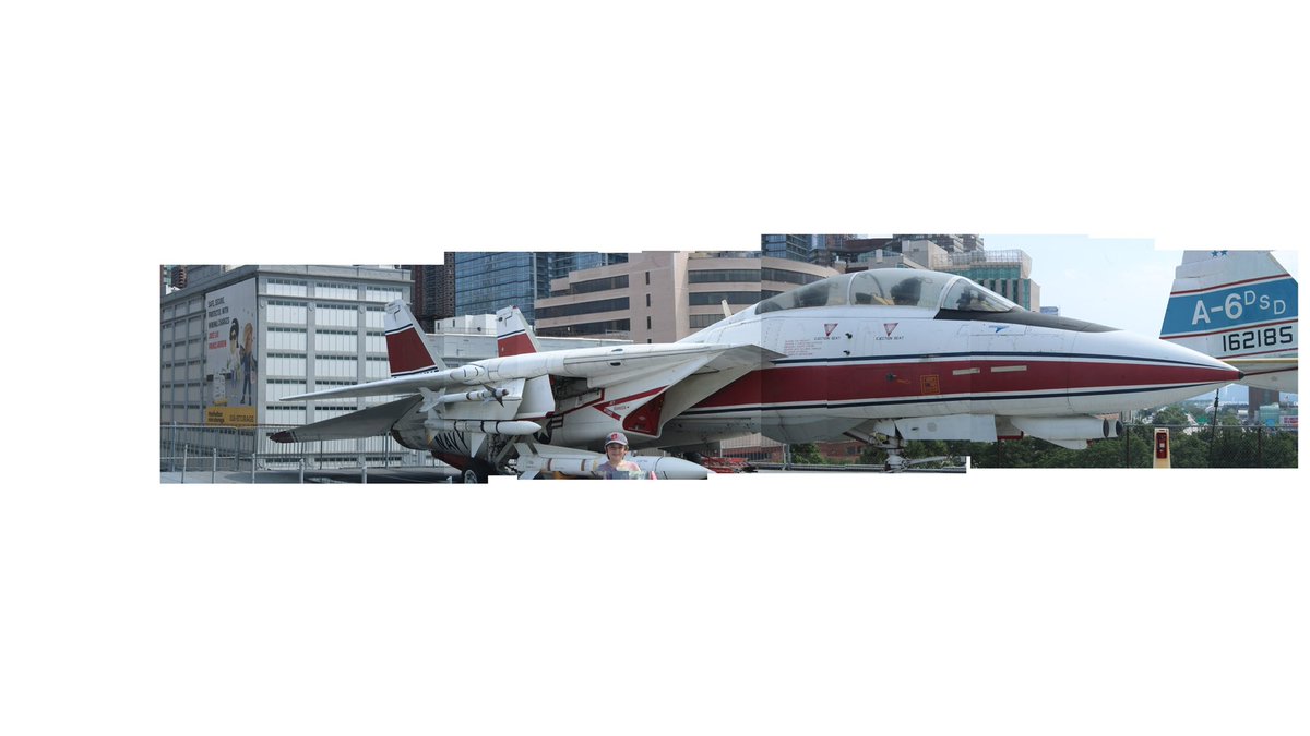 garflover34's tweet photo. Photo Panorama I took of the F-14 pn the deck of the Intrepit https://t.co/vdGiVTjpWj
