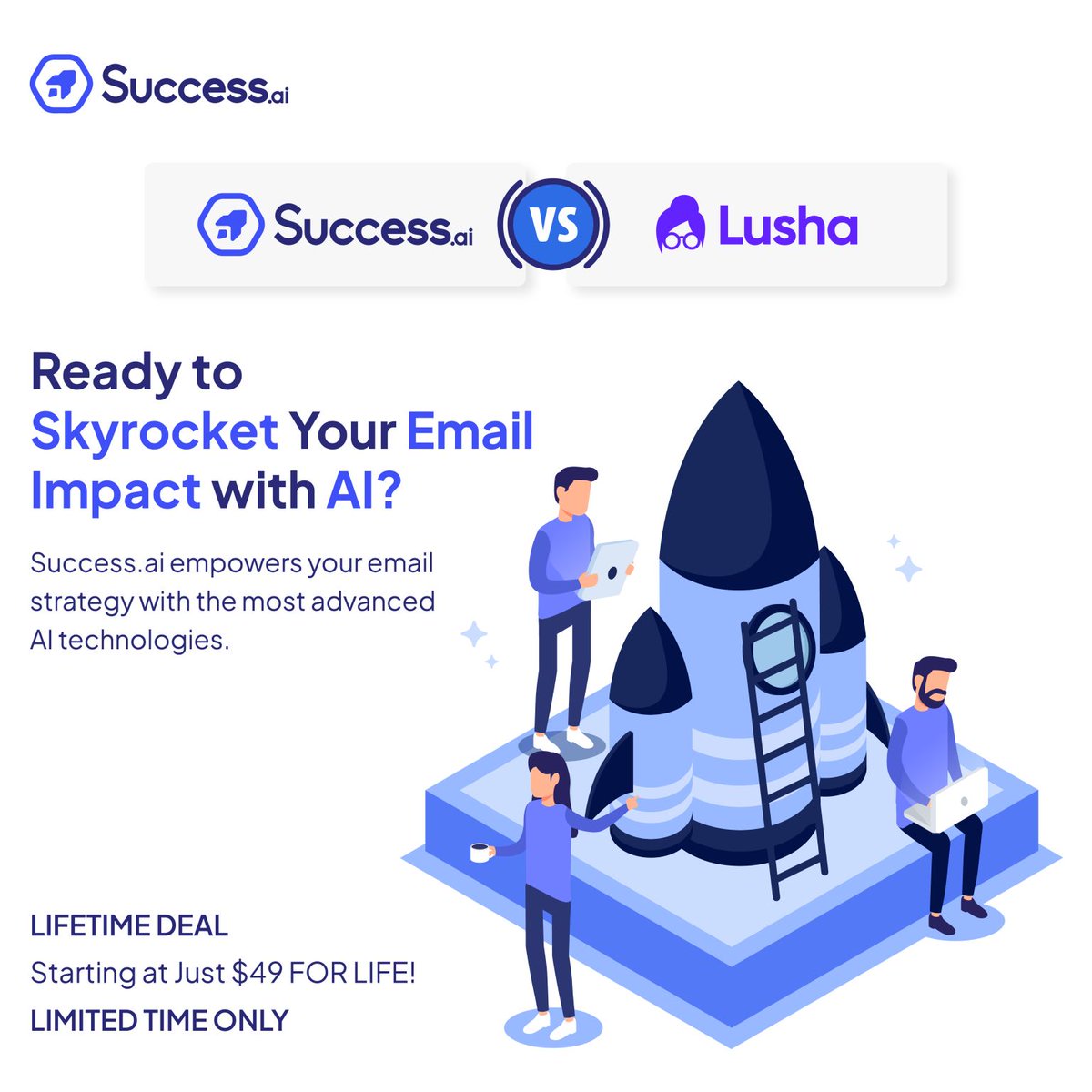 Unlock email success with Success.ai's advanced AI platform! Captivate your audience, automate campaigns, and outshine the competition.
 Compare now:
appsumo.com/products/succe…

#AIEmailEfficiency #SuccessAi #EmailMarketing #B2BLeads #LifetimeDeal