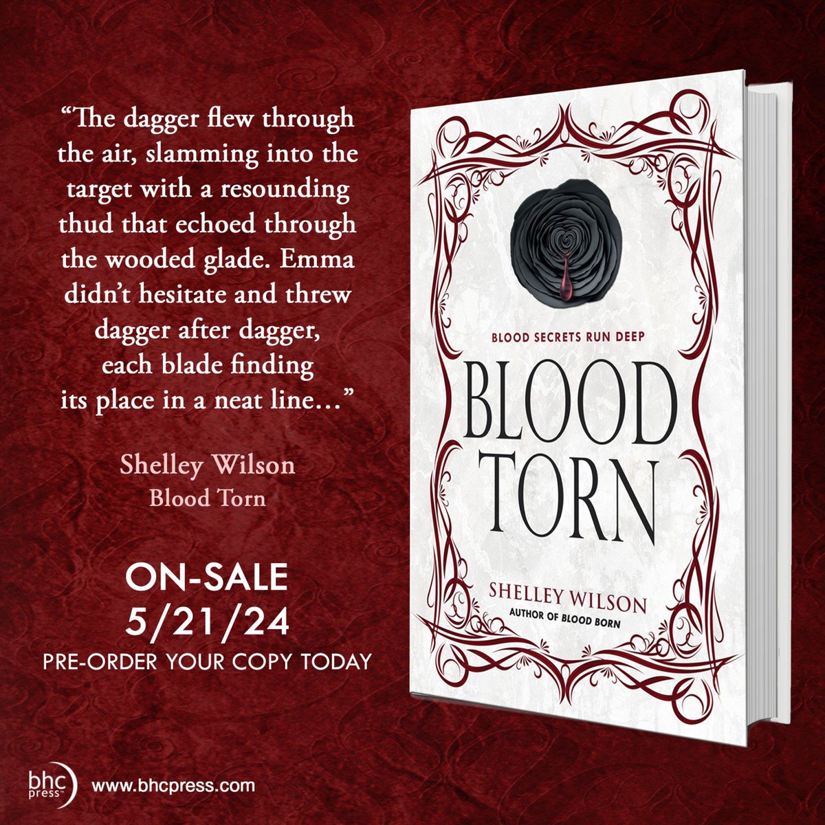 #BLOODTORN, the highly anticipated finale to @ShelleyWilson72's #Immortals duology is on sale 5/21/24. Pre-order your copy now at your favorite booksellers: buff.ly/3uqK6qJ #BHCPress #BloodBorn #TeenFiction #YA #TBRList #VampireFiction #TeenHorror #HorrorFiction