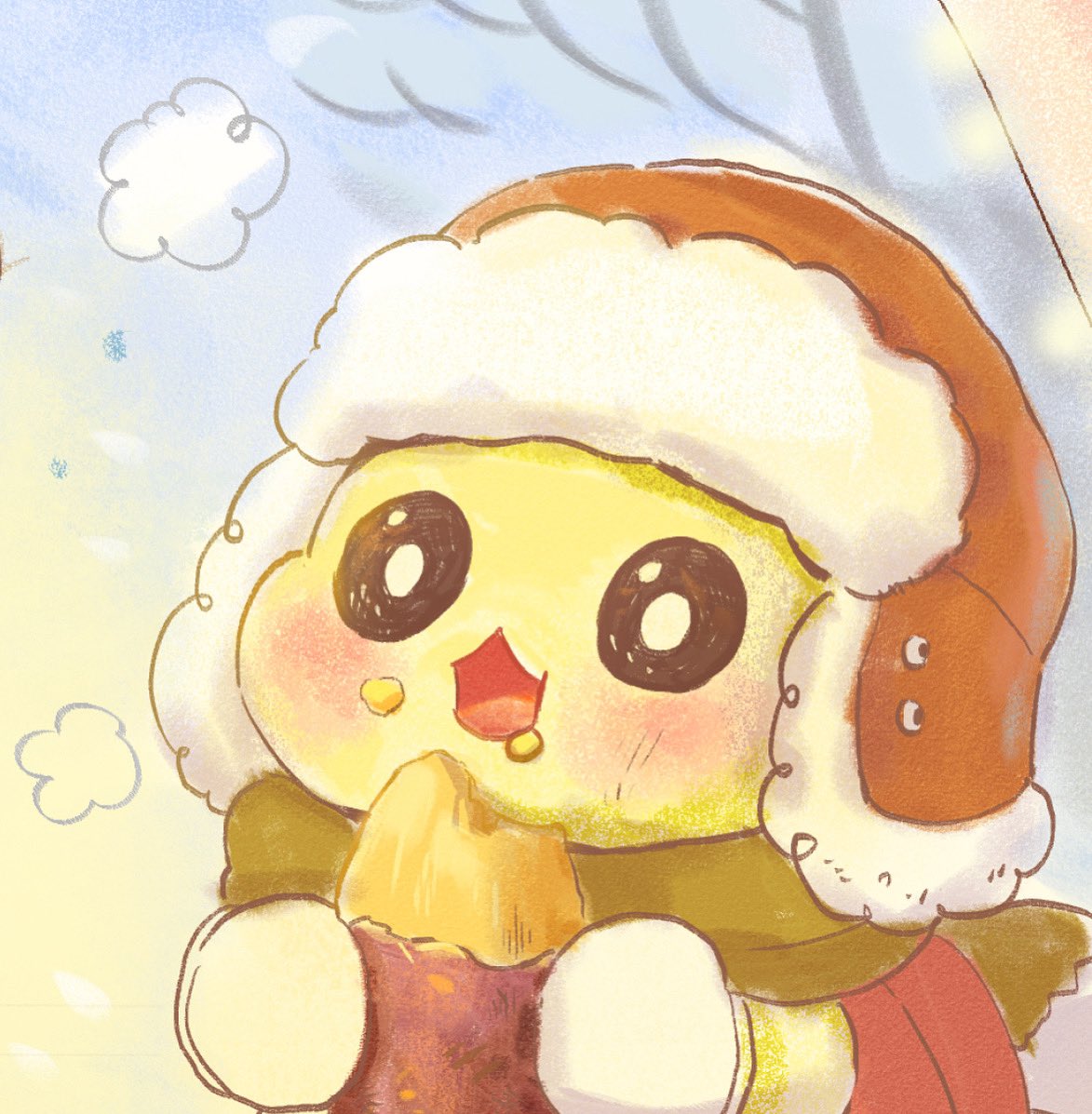yangmiillust's tweet photo. 겨울 간식 https://t.co/xTFaRytiLw
