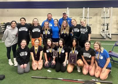 Super proud of the Brock Lady Eagles Powerlifting team. Huge win last night in our meet at Chisholm Trail. The Brock Lady Eagles will be extremely well represented at Regionals this year!!!