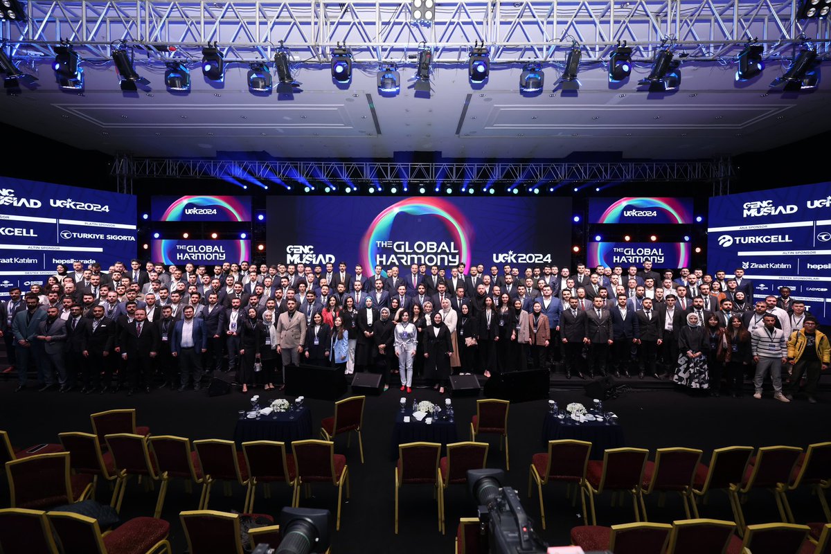 Kongremize katılım sağlayan başta değerli Bakanlarımız olmak üzere, hayata geçirilmesinde büyük emeği olan @GencMUSIAD Başkanı <a href="/CahitErtemel/">Cahit Ertemel</a>’e, UGİK’24 İcra Kurulu Başkanı Mağsum Usta’ya (<a href="/MagsumU/">Mağsum Usta</a>), çok kıymetli panelistlerimize ve katılımcılarımıza teşekkür ediyoruz.