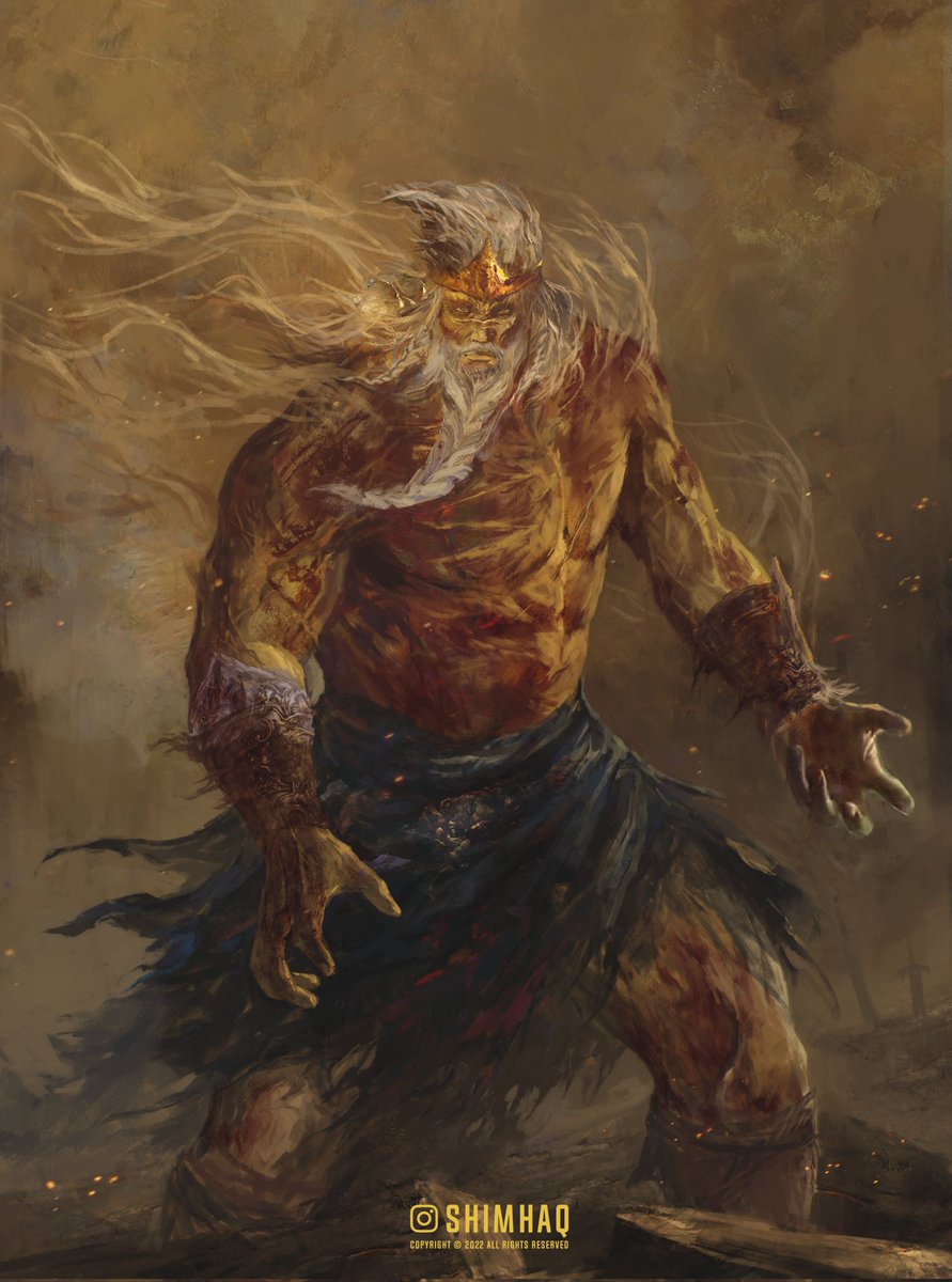 shimhaq's tweet photo. "I've Given thee courtesy enough"
.
Hoarah Loux! Got an even bigger piece planned for him still🔥
.
#ELDENRING https://t.co/NKWirdenNJ