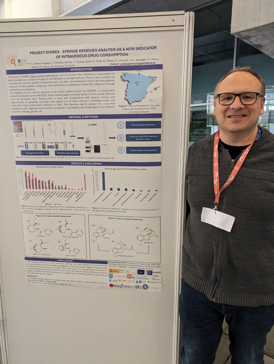 jbquint's tweet photo. Time to get back home @UniversidadeUSC after two intense days of meeting and presenting at the @RIAPAd_info workshop with the External Scientific Committee presenting some of the WP3 work on #WBE @EsarNet #emergencysettings, #syringes @Project_Sydres &amp; more! Great organization! https://t.co/9cQgQ90P0N