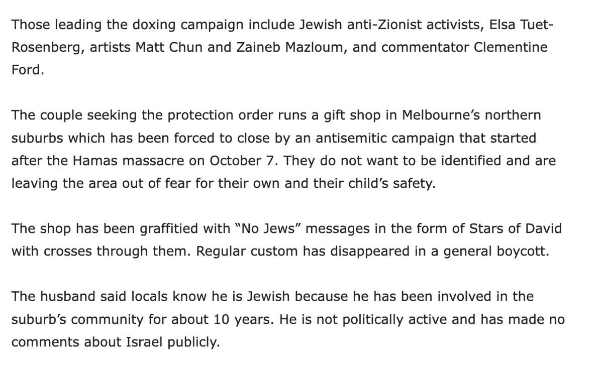 DrewPavlou's tweet image. Congratulations to Matt Chun and Clementine Ford, they managed to force a Jewish couple running a gift shop to close their business after their shop was graffitied with &apos;&apos;NO JEWS&apos;&apos; messages. They never even said a word in support of Israel