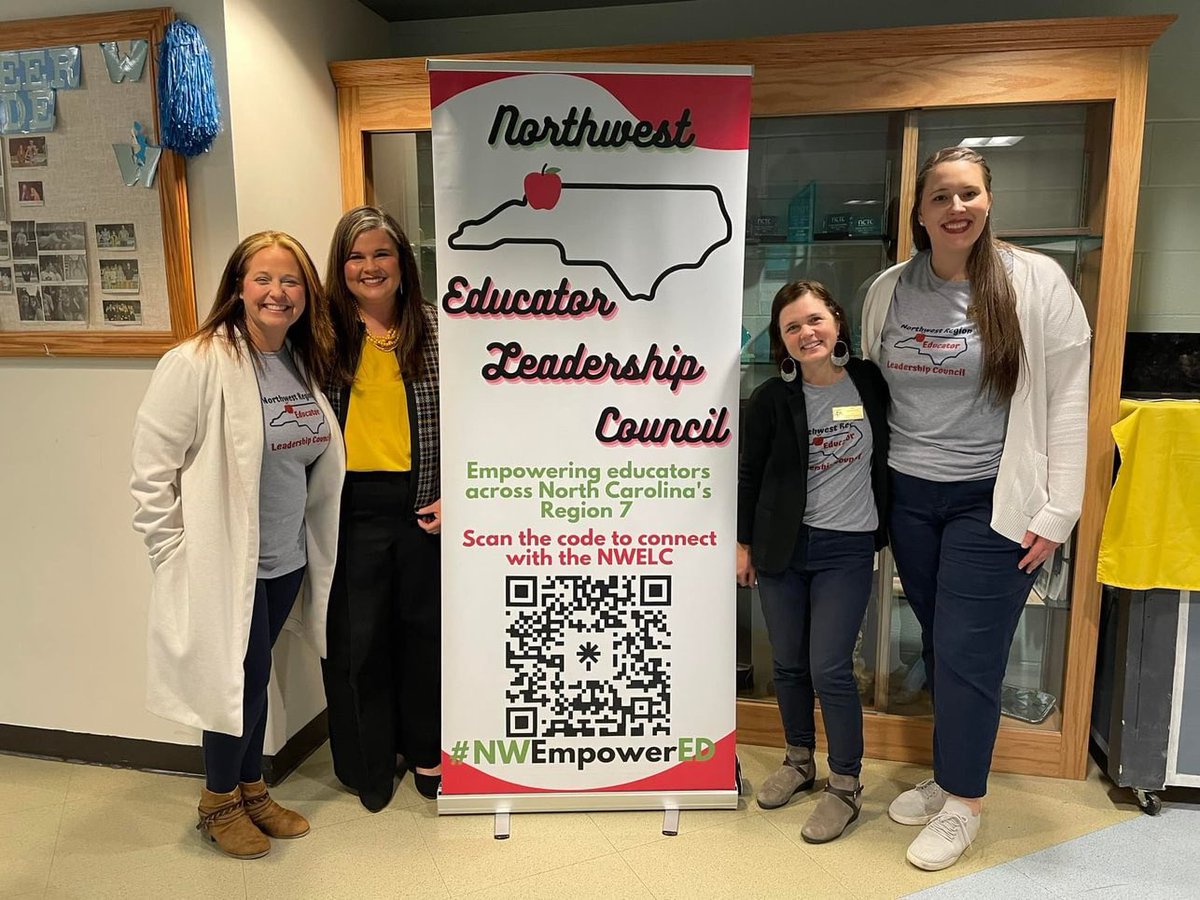 sheabolick's tweet photo. Inspiring night joining with NW TOY Erik Mortensen and hearing NC TOY Kimberly Jones speak today in Watauga County! She is empowering students and educators with her words and actions. What a great evening in the Northwest! @msbandyteaches @EllingtonErinm @twinologist @brosenbalm https://t.co/XlIXXNscsz