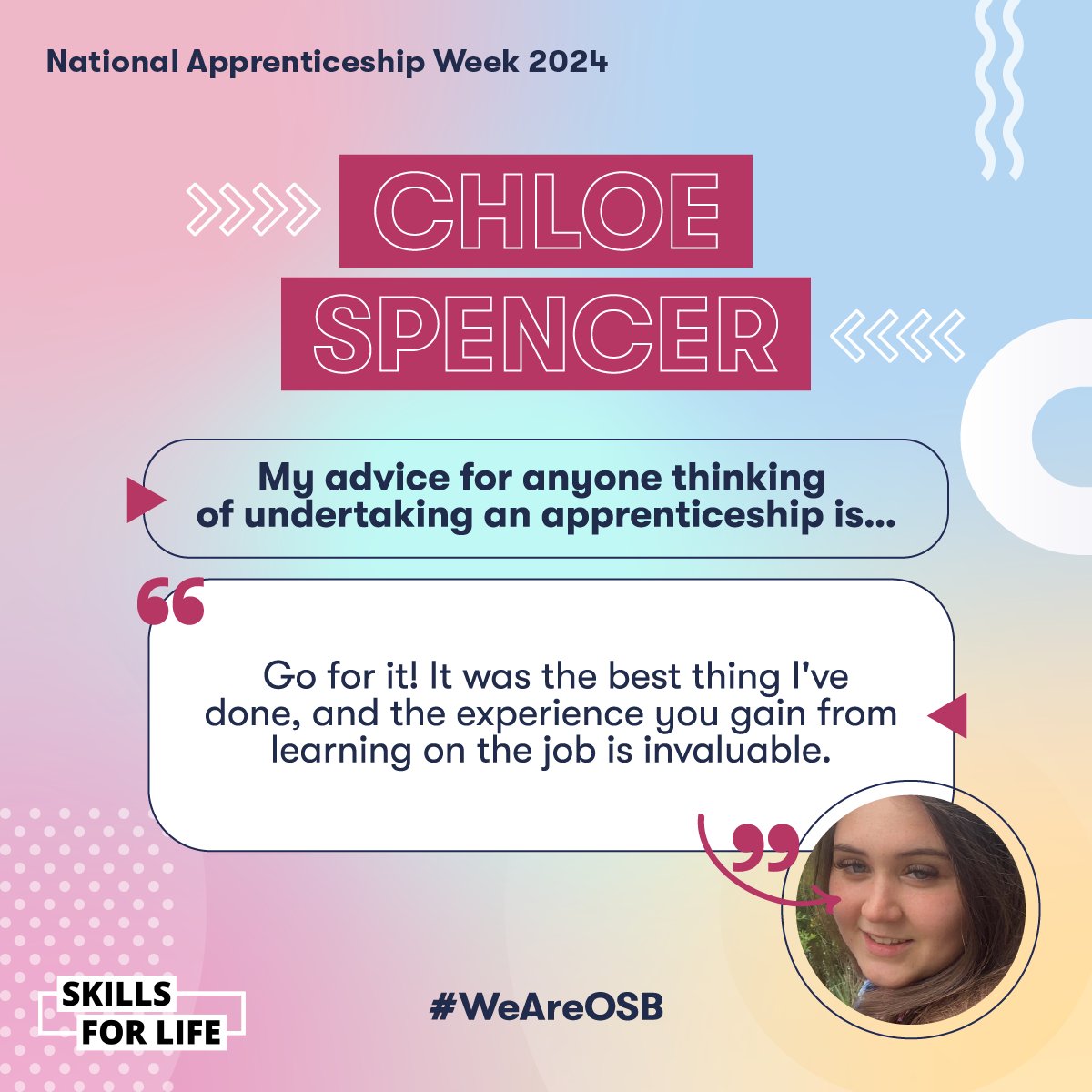 OSBGroupUK's tweet image. We caught up with a selection of our wonderful apprentices to see how things have been going over the past couple of months, and what&apos;s in store for 2024! 👀

#WeAreOSB #NAW2024 #NationalApprenticeshipWeek