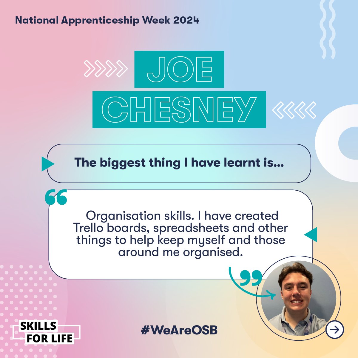 OSBGroupUK's tweet image. We caught up with a selection of our wonderful apprentices to see how things have been going over the past couple of months, and what&apos;s in store for 2024! 👀

#WeAreOSB #NAW2024 #NationalApprenticeshipWeek