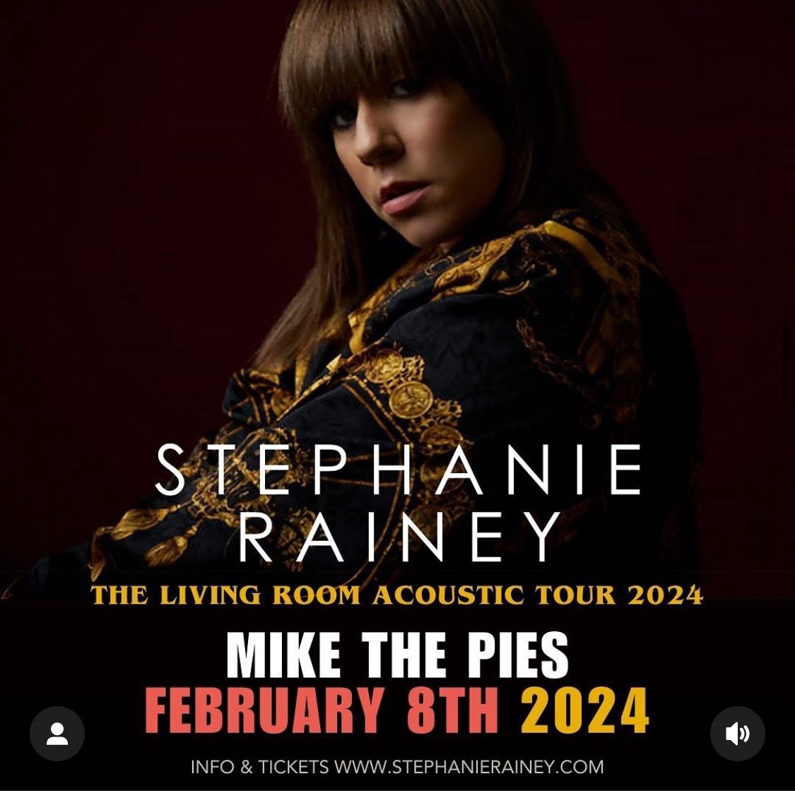 Delighted to be supporting the amazing songwriter Stephanie Rainey at Mike the Pies tonight. 

Gig is sold out but if you are going I’ll be on around 8.15 🥰❤️🙌