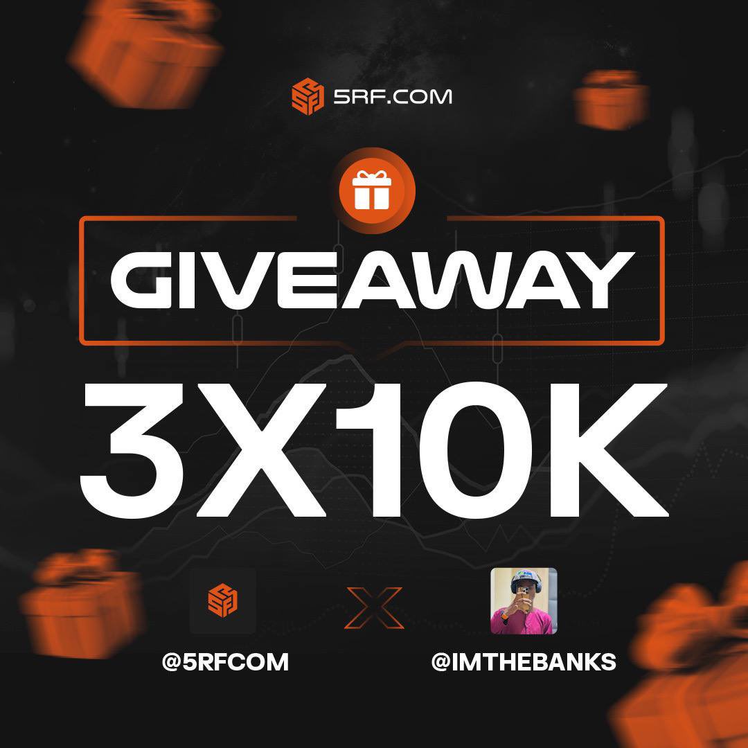 ImTheBanks's tweet photo. 🚨Giveaway Time 🚨

🎁 3X $10,000 Accounts 🎁

Rule:

- Like + Repost 
- Tag 4 Friends 
- Like &amp; Retweet @5rfcom Pinned Post 

- Must Follow : @ImTheBanks &amp; @5rfcom 

GoodLuck 🦋 Winners in 3 Days https://t.co/2NvJPcEKXo