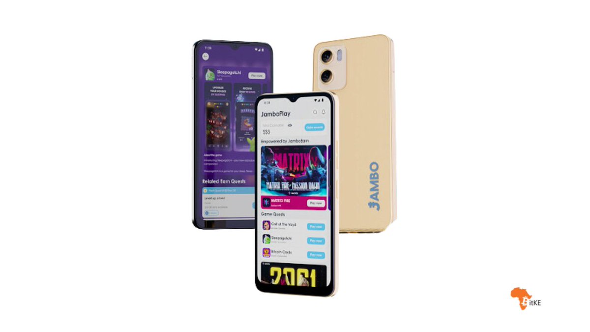INTRODUCING | Jambo Unleashes the JamboPhone – The First Web3 Earn Phone  for Emerging Markets Introducing the JamboPhone: the first Web3 earn phone,  tailored for emerging markets and priced at an astonishing