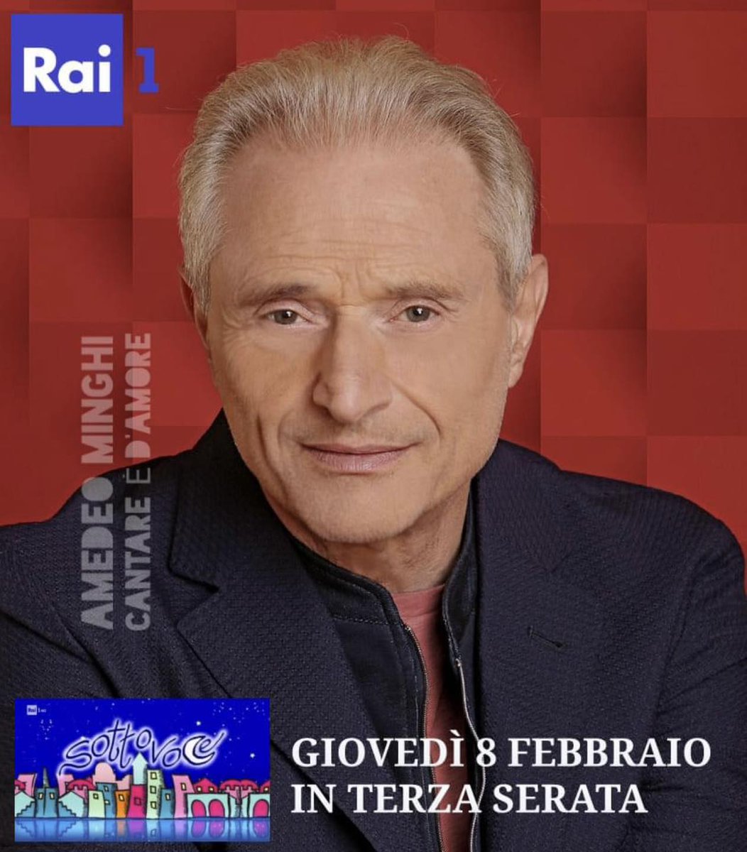 In attesa di grandi novità… stanotte, dopo #Fiorello, una puntata inedita di #Sottovoce su #rai1 con #AmedeoMinghi
Promo by RECmedia comunicazione e promozione