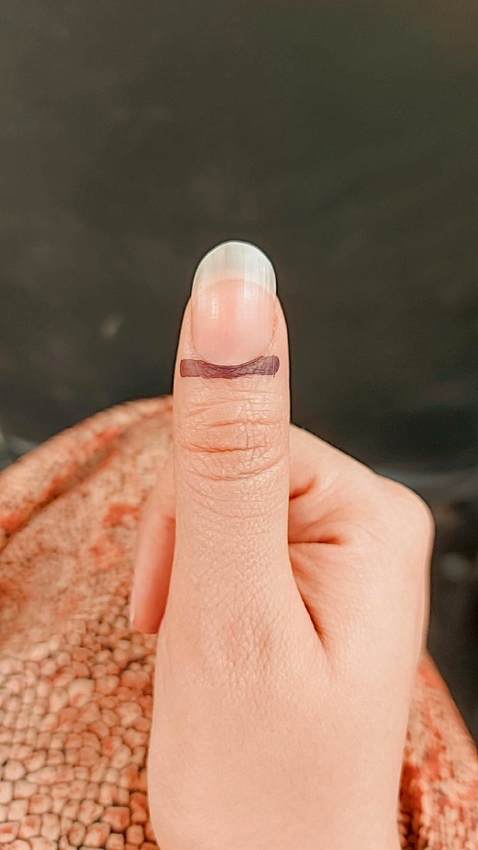 Marium_34's tweet photo. Vote Done🇵🇰❤️ #Elections2024 https://t.co/c6pqq0cD98