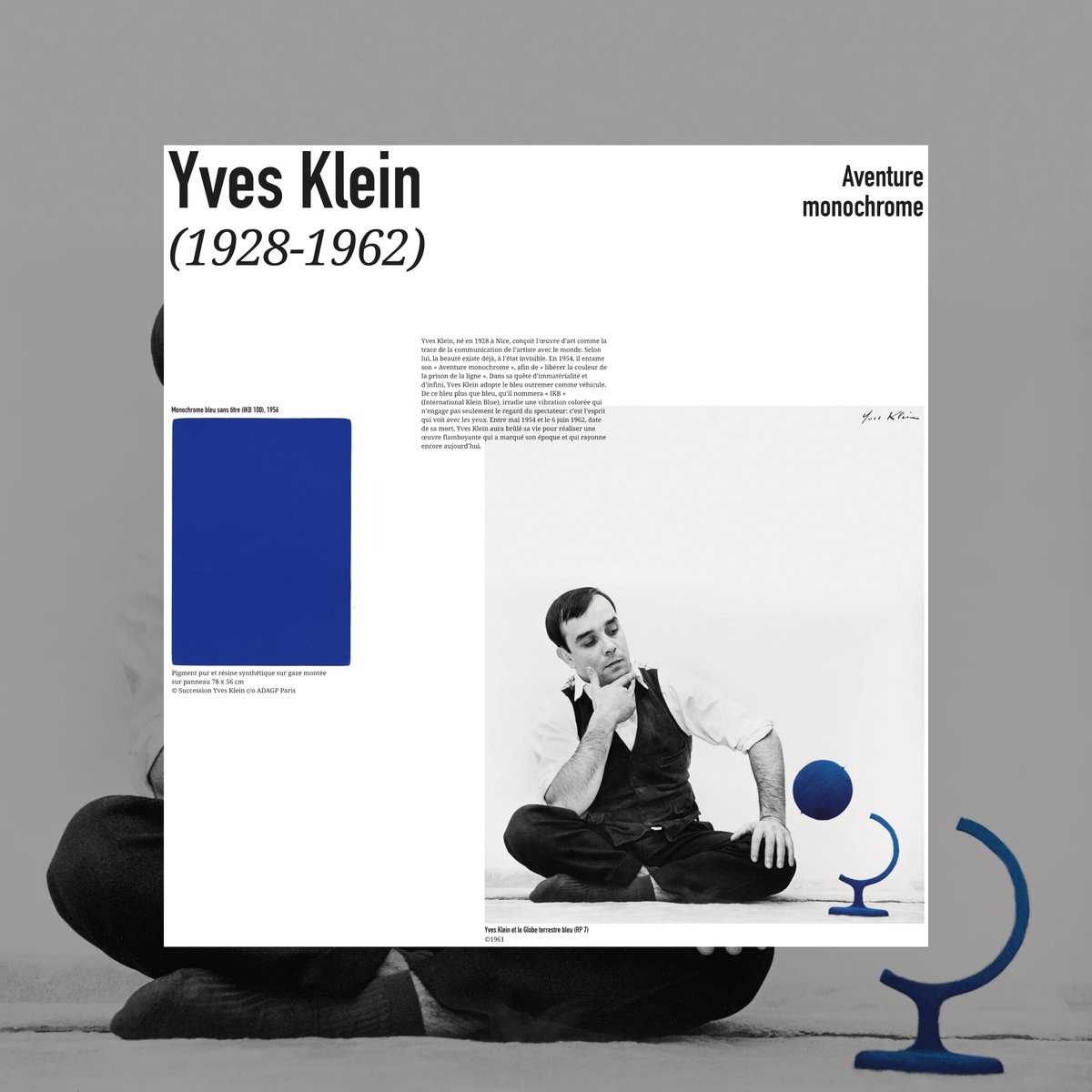 Daistudioo's tweet image. Website for the Yves Klein archives.
Art direction, photoshoot and development by me.

On @awwwards soon !