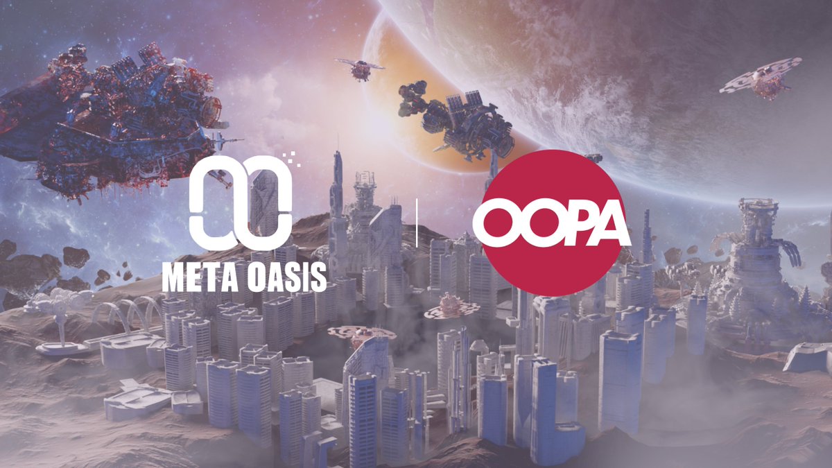 Thrilled to announce our partnership with <a href="/MetaOasisVR/">MetaOasisVR l $AIM🔺</a>, for new and exciting opportunities for OOPA holders and Metaverse residents! 🤝

Prepare for exciting events filled with rewards and surprises, awaiting each participant in the future 🚀