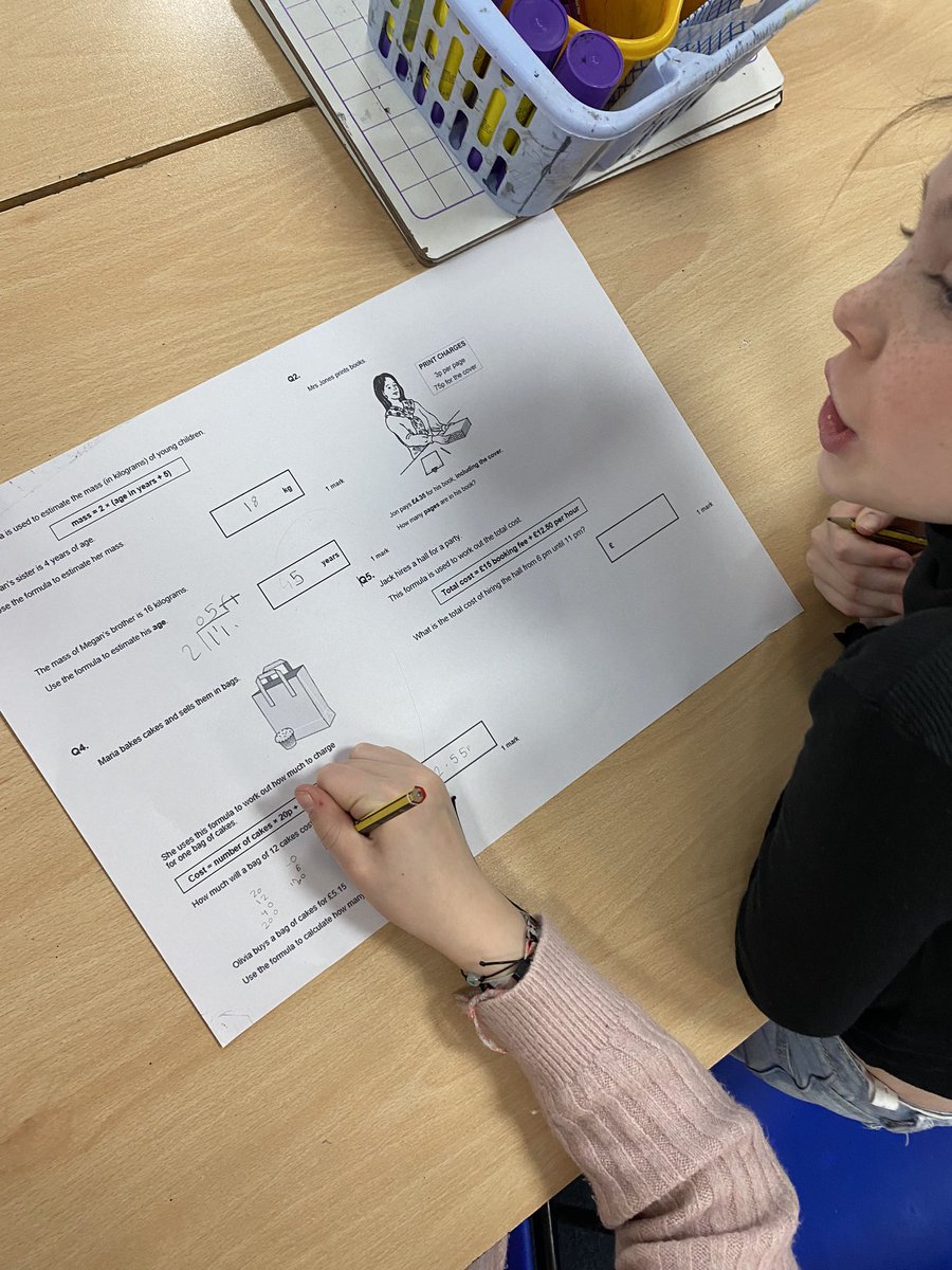 WCPSc2024's tweet photo. Exploring simple formulae in pairs today in maths! #WCPSMaths https://t.co/rJzApnEvLN