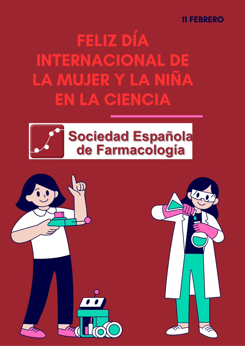 Feliz #DiaMujerYNinaEnCiencia 

Desde Socesfar queremos felicitar a todas aquellas mujeres que han cumplido su sueño de ser científicas

<a href="/11defebreroES/">Día Mujer y Ciencia</a> #TodasHacemosCiencia #11F2024 #DiaMujerYNiñaEnCiencia