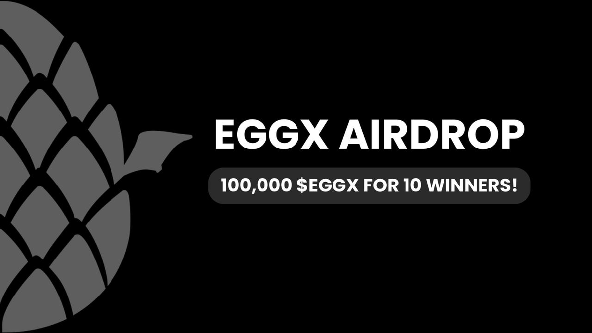 🎁 EGGX FREE AIRDROP!🎁
EGGX.app is a collection of 10,000 EGGX NFTs, built on #ERC404

💰PRIZE: 100,000 EGGX for 10 winners (10,000 EGGX each)

1. Follow <a href="/EGGX_ERC404/">EGGX_ERC404</a>
2. Like + RT
3. @ 3 friend in the comment
#PANDORA #DEFROG