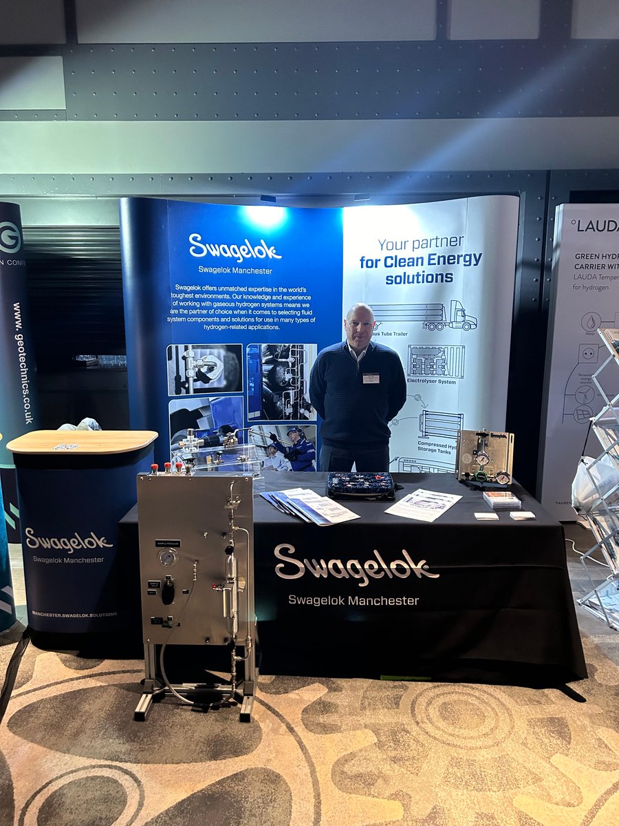 Last day of the Hydrogen Live 2024 Event!

We are looking forward to growing our network and partnering with new and existing clients.

#hydrogen #swagelok
