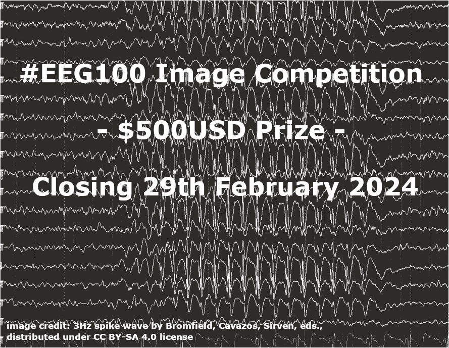 100 years ago Hans Berger did the first recording of human brainactivity. Today electroencephalography is one of the most widely used methods in neuroscience. Celebrating a century of EEG we started an art competition. Get creative and submit your work! eeg100.org/2024-image-com…