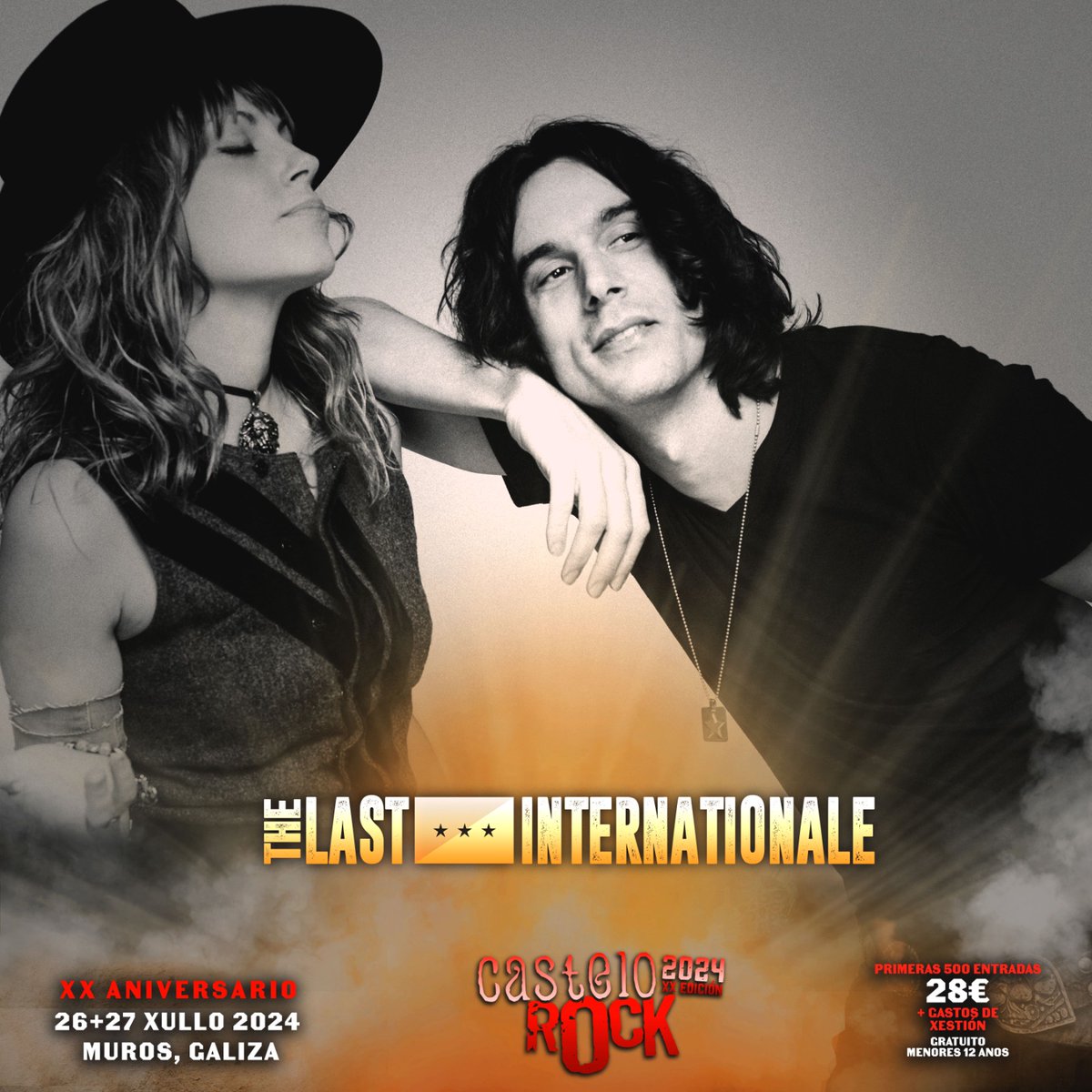 The Last Internationale 📷
Cruzando o charco e chegando dende New York,toma terra en Muros The Last Internationale,un pedazo de banda a altura do XX aniversario do Festival que sen dúbida deixara pegada. 

#CasteloRock2024 #XXAniversario