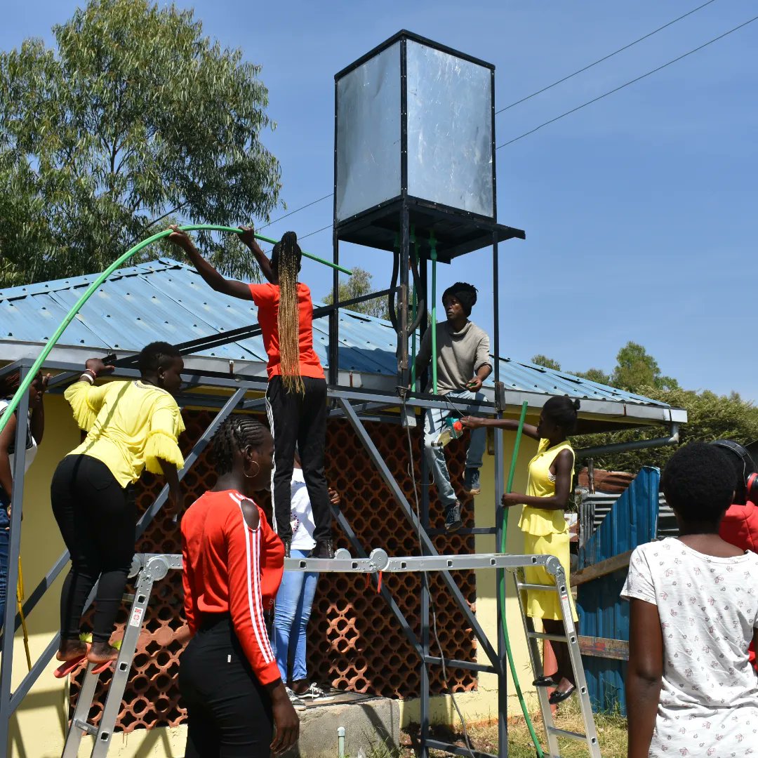 mms_kenya's tweet image. 🌞Mwanga Mpya Project

We are partnering with @iruwa_taita to empower Adolescent girls and young women(AGYW) and Adolescent Boys and Young Men(ABYM) with renewable energy expertise to master skills in maintenance, repair, and installation of PV panels and biogas systems.