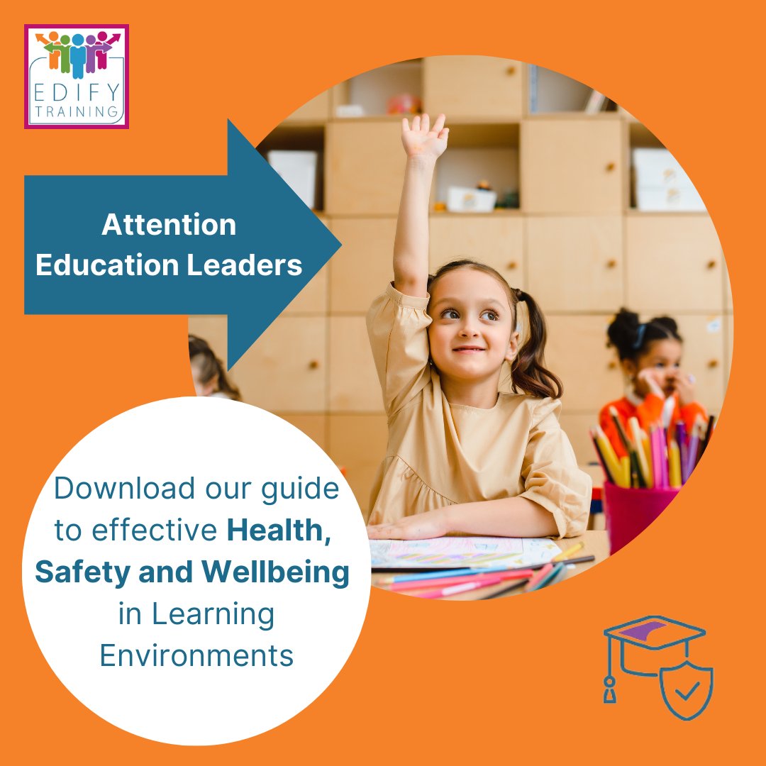 Attention #EducationLeaders! Download our guide to effective Health, Safety &amp; Wellbeing in the education sector.

edify-consultancy.co.uk/white-paper/pr…

#EducationLeaders #TrainingGuide #EducationSector #HealthAndWellbeing #StudentSafety