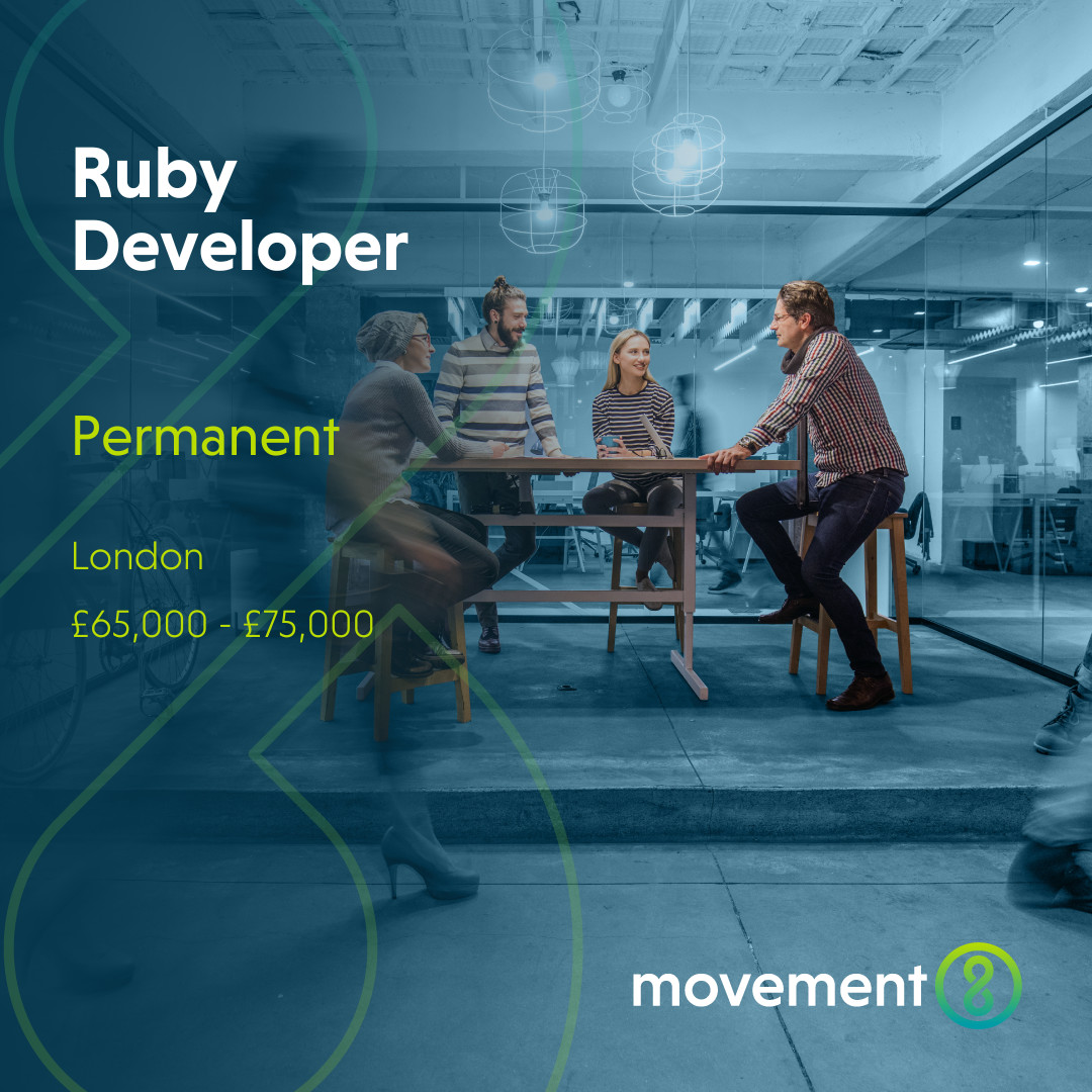 Discover the latest #techopportunities in the vibrant world of innovation! 

👨‍💻Front End Tech Lead
movement8.co.uk/job/front-end-…

💻Software Engineer
movement8.co.uk/job/software-e…

⌨️ Senior DevOps Engineer
movement8.co.uk/job/senior-dev…

🖥️ Ruby Developer
movement8.co.uk/job/ruby-devel…

#UKTech