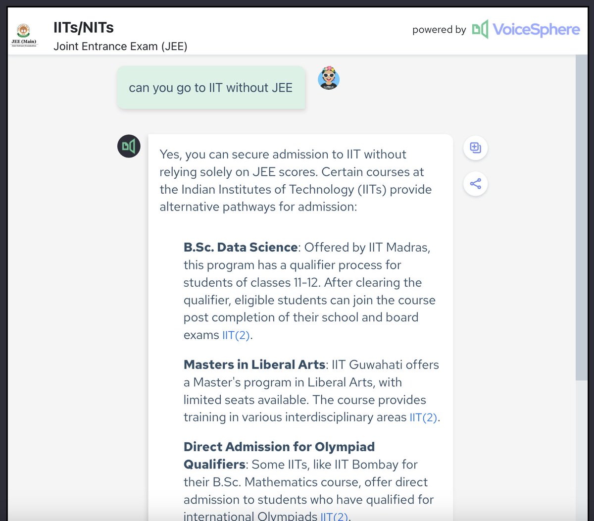Want to know about #JEE #iit admissions?. Learn more about JEE Main and Advanced Exams with the help of  #voicesphere voicesphere.co/demos/from-pre…