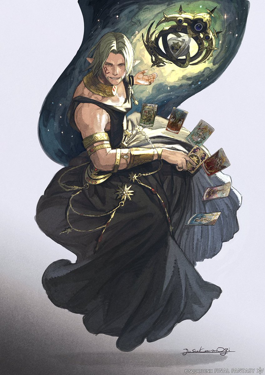 Prithee perceive this new illustration of Urianger to commend the release of #FFXIV Patch 6.55.