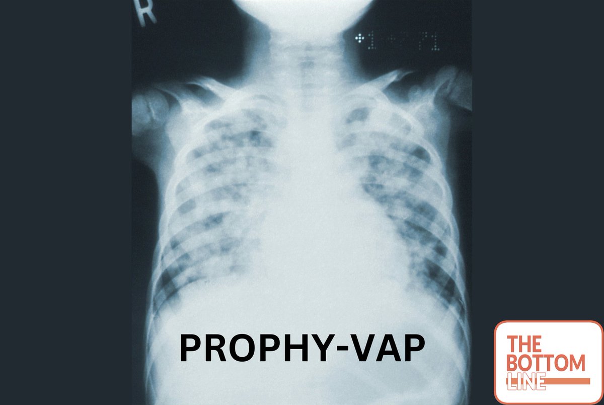 #TBL 445: PROPHY-VAP: Ceftriaxone to prevent early ventilator-associated pneumonia thebottomline.org.uk/summaries/prop… Article by @ClaireDahyot Review by Achilleos #FOAMed
