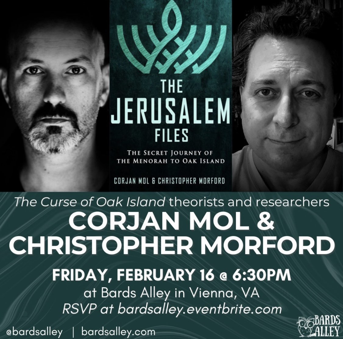 corjan_mol's tweet photo. Will we see you in Virginia? @BardsAlley @WatkinsWisdom #curseofoakisland Register here: https://t.co/1ltuG7036M https://t.co/2kAZb0TNgc