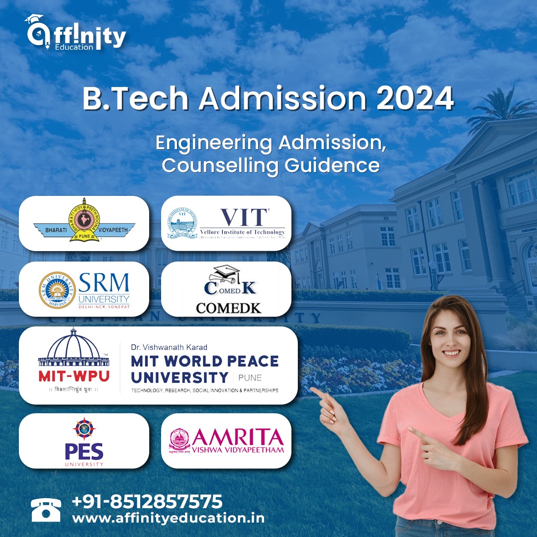 AffinityPvt's tweet photo. 🚀 Explore the path to https://t.co/o3VyzeHG2x 2024 with #confidence! Affinity Education offers expert counseling and #guidance to navigate your admissions journey seamlessly. Your future in engineering starts here.
#Btech2024 #CounselingGuidance #affinityeducation https://t.co/F66HzB4xNc