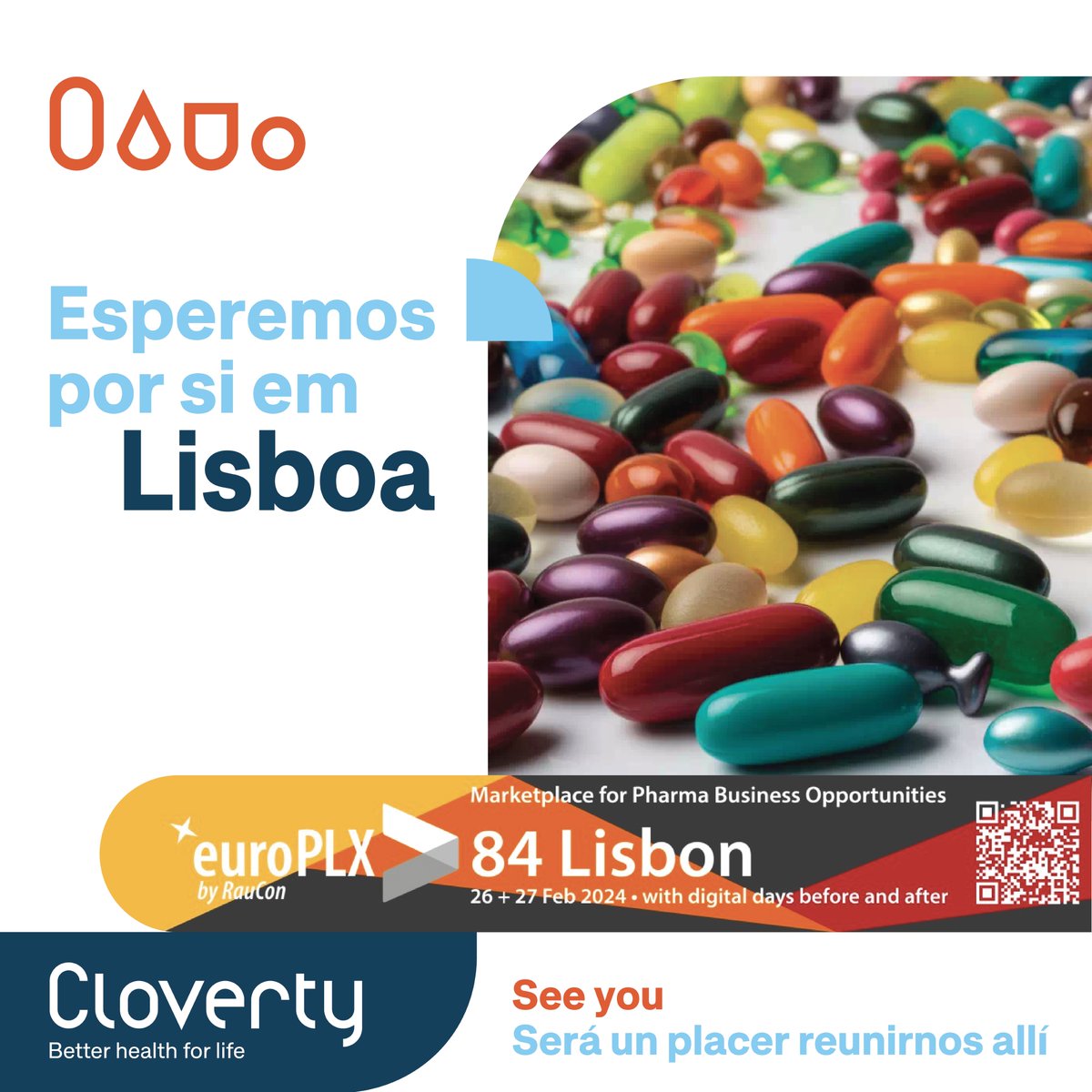 cloverty_spain's tweet photo. ¡#CLOVERTY, referência mundial dela produção de capsulas de gelatina mole va estar em Portugal!

🔜#EuroPLX84
📍Lisboa
🗓️26 y 27 de fevereiro

Por favor, contacta-nos para fazer uma reunião e poder disfrutar bom dias de trabalho em común.
🔸🔹 https://t.co/NNecFfM5xa