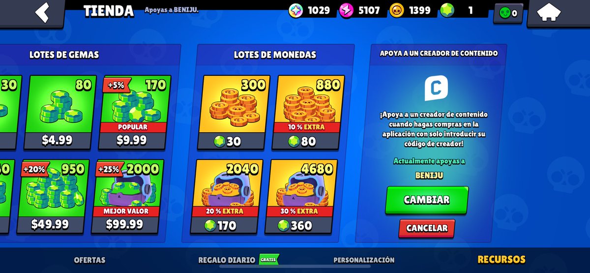 Y también brawl pass plus con el código :⁦<a href="/BENIJU03/">beniju</a>⁩