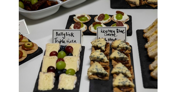lovenifood's tweet photo. NI distilleries participating in a tasting &amp; food pairing whilst taking the level 2 Spirits qualification @WSETschool supported by @InvestNI &amp; @cheese_academy #basaltdistillery #belfastdistilleryco #boatyarddistillery #cocktailkegco #hinchdistillery #rademondistillery  #twostacks https://t.co/q34zBPKboX